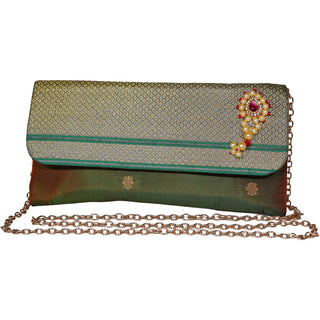 Paithani Nath Sling - Mehendi (Green Dhoop Chav)