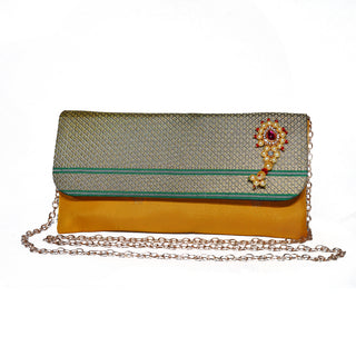 Paithani Nath Sling - Yellow