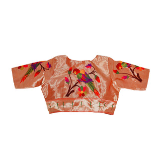 Paithani Blouse - Parrot