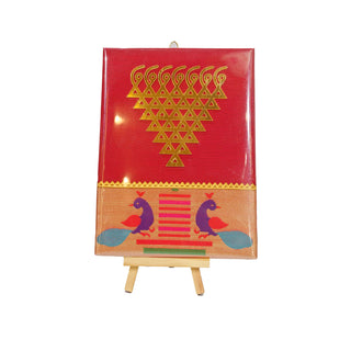 Saraswati Paithani Silk Frame