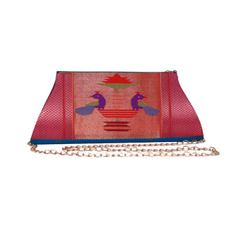 Paithani Mor Clutch - Mor Pankhi