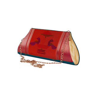 Paithani Mor Clutch - Mor Pankhi