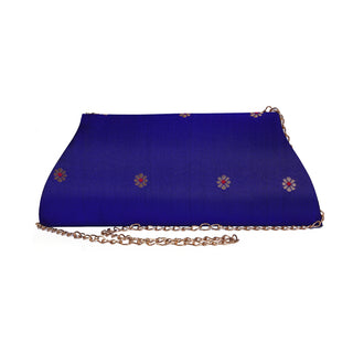 Paithani Mor Clutch - Violet