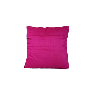Paithani Pillow Cover - Dark Pink