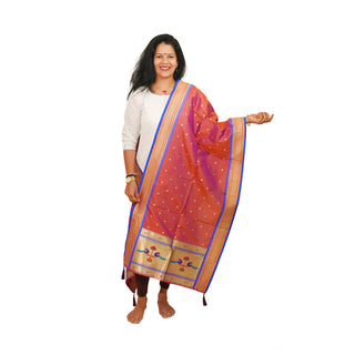 Divya Short Dupatta - Plum