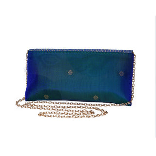 Paithani Nath Sling - Peacock blue