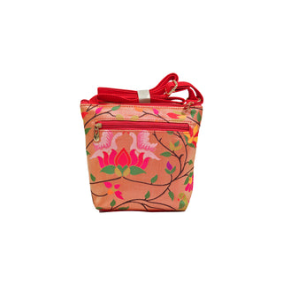 All over design Paithani Sling Bag