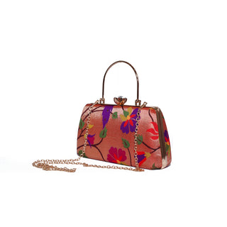 Paithani All Over Design Frame Clutch 2