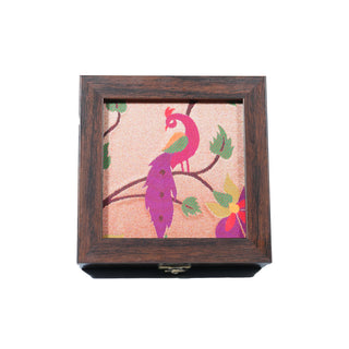 Royal Paithani small Jewellery Box