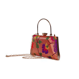 Paithani All Over Design Frame Clutch 5
