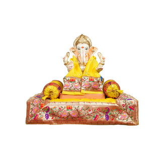 Paithani Aasan Set - Yellow