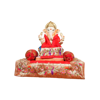 Paithani Aasan Set - Red