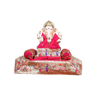 Paithani Aasan Set - Pink