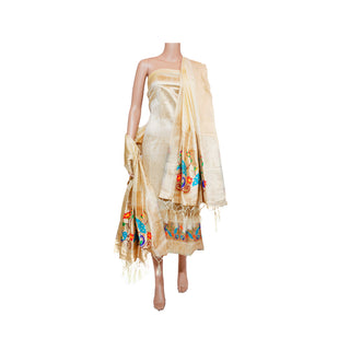 Paithani Dress Material - Pearl