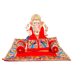 Paithani Aasan Set - Red