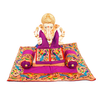 Paithani Aasan Set - Purple