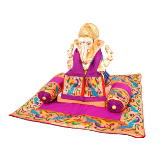 Paithani Aasan Set - Purple