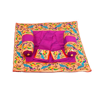 Paithani Aasan Set - Purple