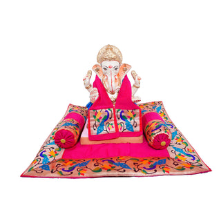 Paithani Aasan Set - Pink