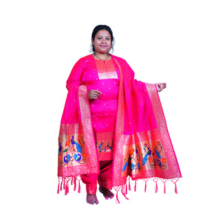 Surbhi Dress - Dark Pink