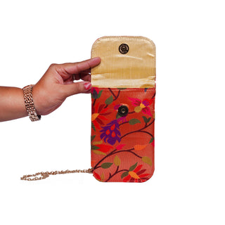 Paithani All Over Design Mobile Sling