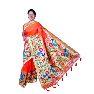 Paridhana - Peach Orange