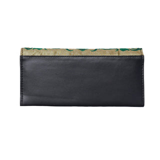 Paithani Wallet - Black
