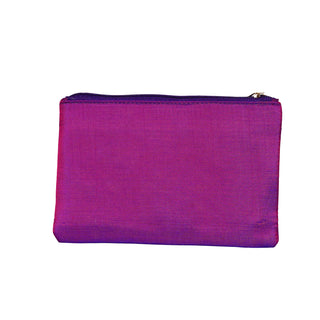 Paithani Flat Purse - Purple