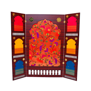 Paithani Makhar - 2 FT with Stand