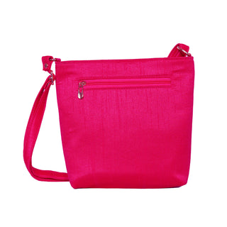Paithani Sling Bag - Dark Pink