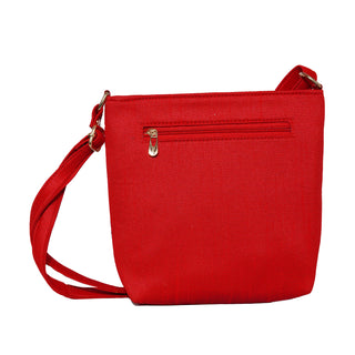 Paithani Sling Bag - Red