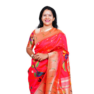 Karishma - Reddish Pink