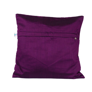 Paithani Pillow Cover - Amsuli / Plum