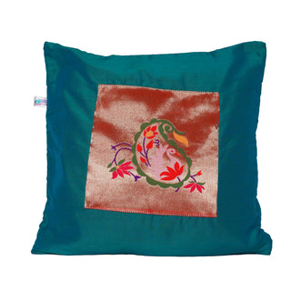 Paithani Pillow Cover - Morpankhi