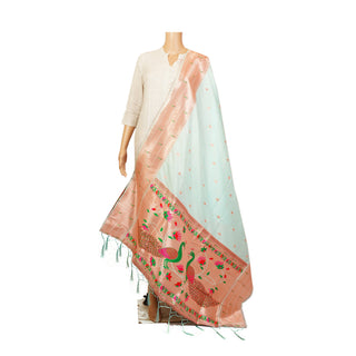 Paithani Tripple Muniya Dupatta - Pista
