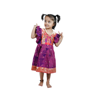 Pari Frock - Paithani