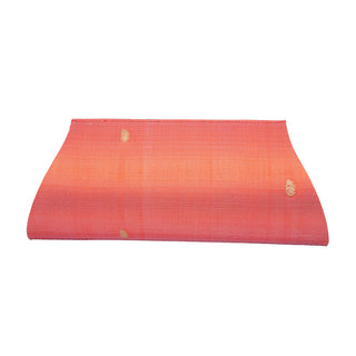 Paithani Damaru Clutch - Peach
