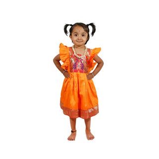 Pari Frock - Orange