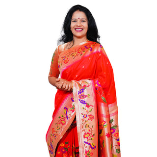 Flower Skirt Border - Red