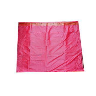 All Over Muniya Border Saree - Peach Pink