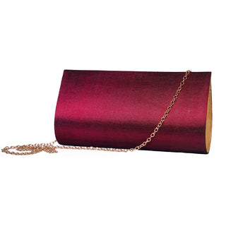Paithani Medium Clutch - Maroon