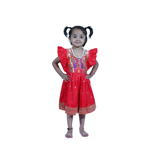 Pari Frock - Red