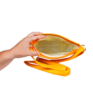 Paithani Sling Bag - Yellow