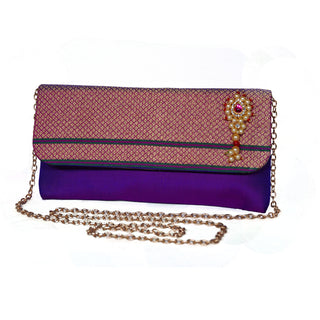 Paithani Nath Sling - Purple
