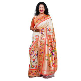 Flower Skirt Border - Off White