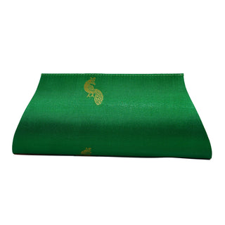 Paithani Damaru Clutch - Green