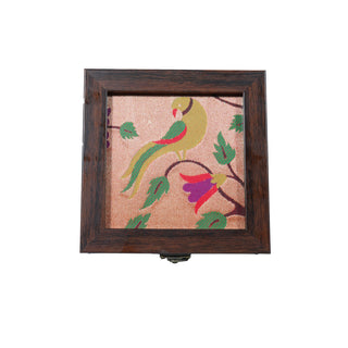 Royal Paithani small Jewellery Box