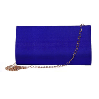 Paithani Medium Clutch - Violet