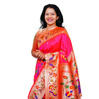 Flower Skirt Border - Dark Pink