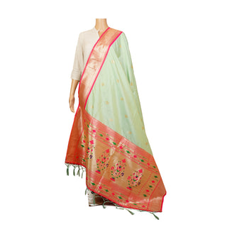 Paithani Border Dupatta - Pista